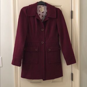 Maroon coat